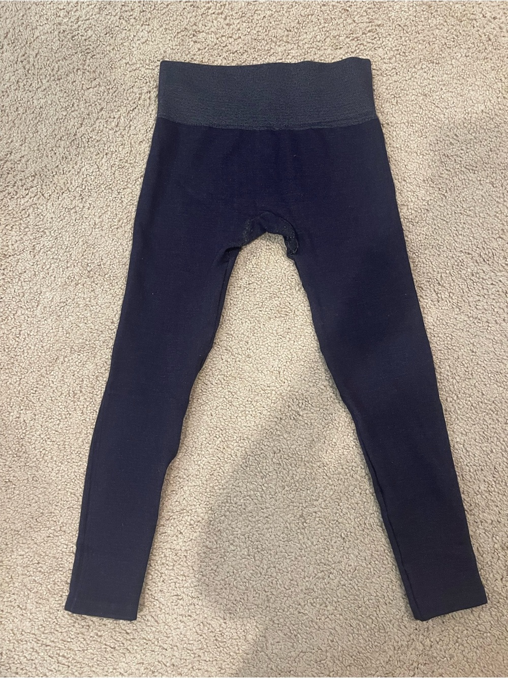 ONE5ONE High Waisted Fleece Leggings Wide Waistband Small